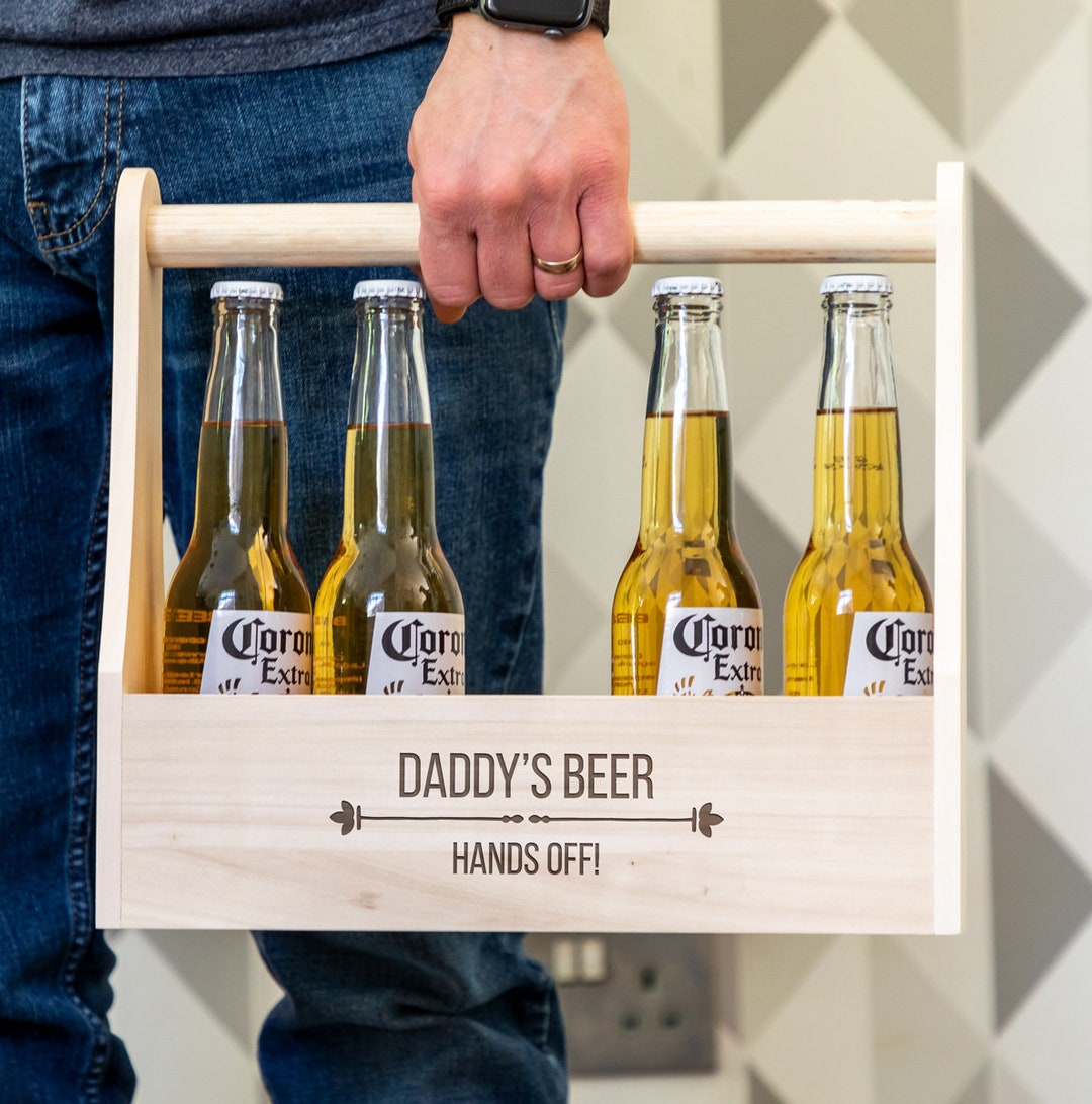 Beer Holder Personalised Beer Holder Hands off Beer Etsy UK