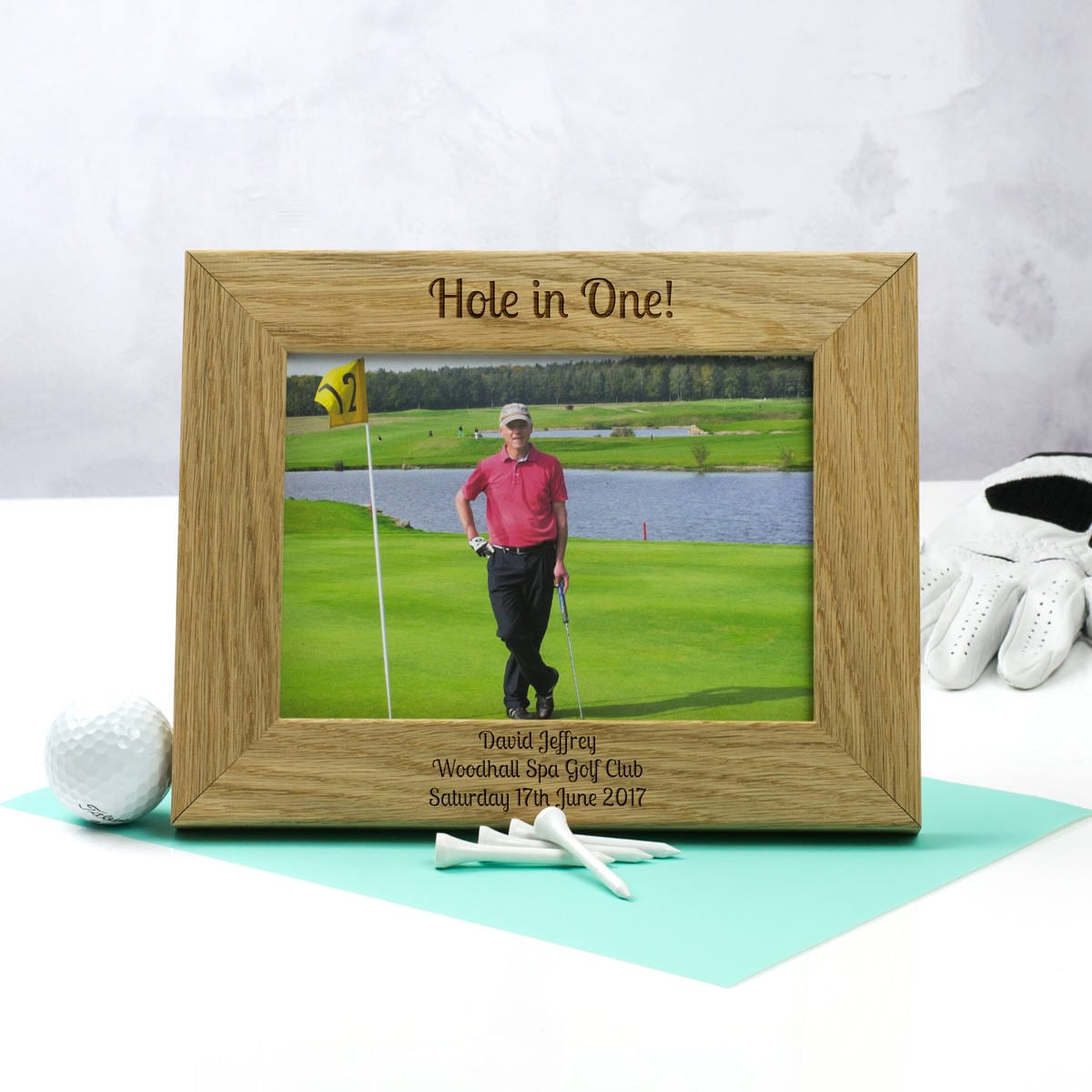 Golf Photo Frame Personalised Hole In One Photo Frame Golf | Etsy