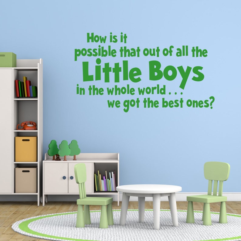 nursery wall decal best boys quote wall art nursery wall | etsy
