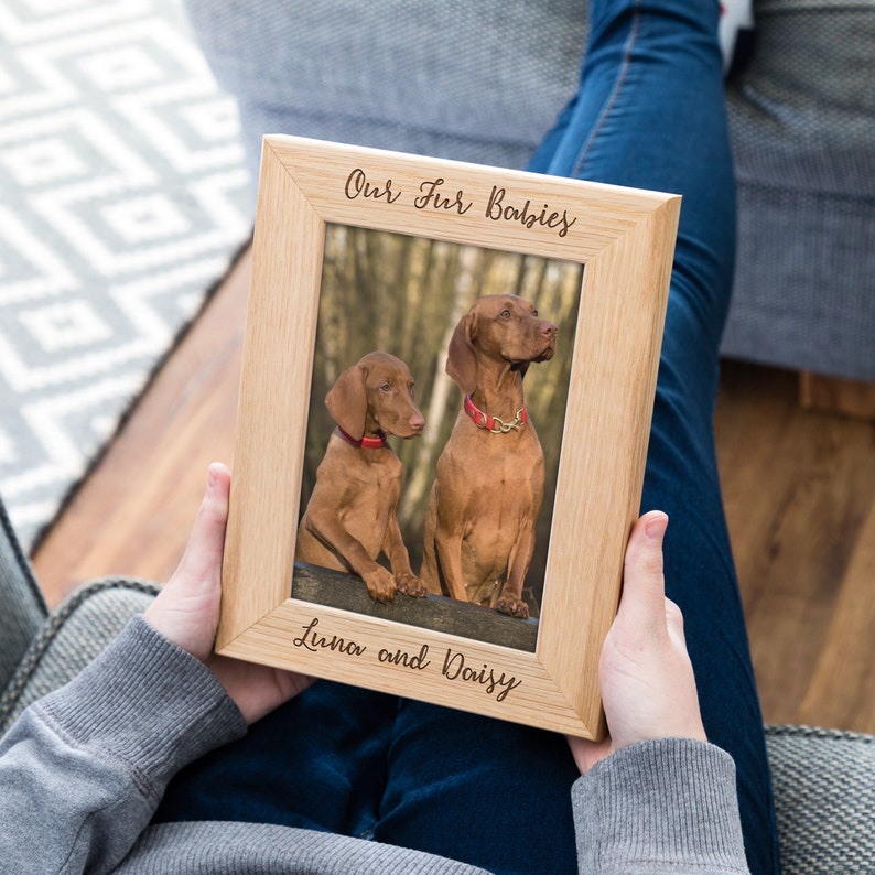 Pet Photo Frame Personalised Pet Frame Pet Lover Gifts Etsy