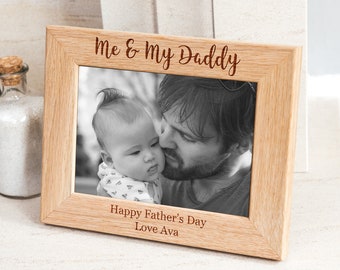 Gift For Dad - Me & My Daddy Photo Frame - Personalised Picture Frame - Photo Frame - Father's Day Gift - Birthday Gift For Dad - LC423