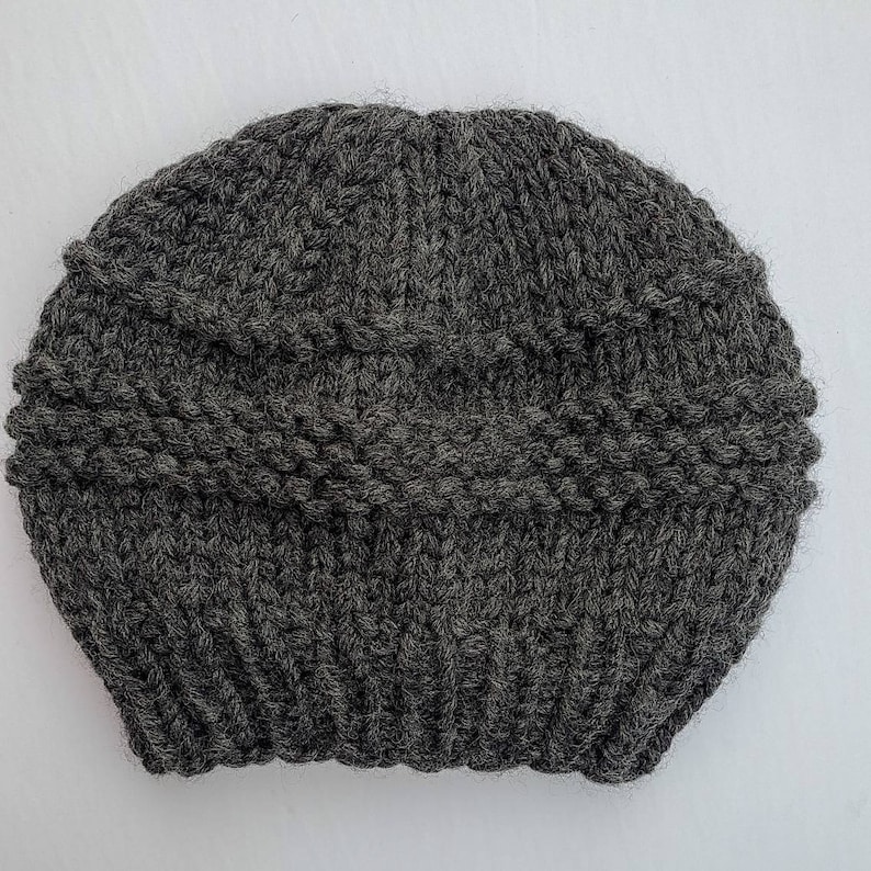 Slouchy BeretOversized TamBeanieWool HatChunky Winter HatMerino Hats