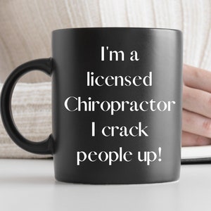 Prezent dla chiropraktyka, Chiropraktyk, Chiropraktyk, Prezenty dla chiropraktyka, Zabawny prezent dla lekarza, Prezent dla chiropraktyka, Kubek dla chiropraktyka, Kubek dla lekarza