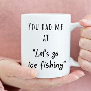 Gift for Fishermen, Fishing Present, Fishing Lovers, Ice Fishing, Ice Fishing Gifts, Ice Fishing Mug, Ice Fishing Mug, Ice Fishing Lover