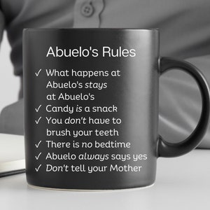 Abuelo, Abuelo Gift, Gift for Abuelo, Gifts for Abuelo, Spanish Dad Gift, Spanish Grandpa, Mexican Dad Gift, Gift for New Abuelo