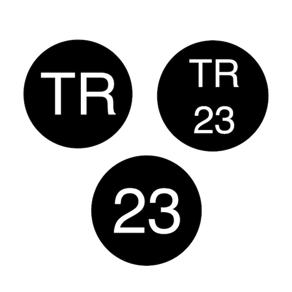 Memorial Memorandum Circle Logo Vinyl Decal  - Customize Name Number Size - Perfect for Car Truck Auto Window Helmet Stickers