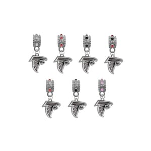 Atlanta   European Bracelet Charm w/ Rhinestone Gem (Pick Your Color)