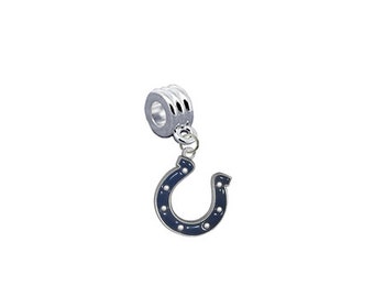 J aS Indianapolis Colts Zinc Alloy Bracelet with Round Rhinestone Buckeyes Charm 7 inch J aS Indianapolis Colts Zinc Alloy Bracelet with Round Rhinestone Buckeyes Charm 7 inch