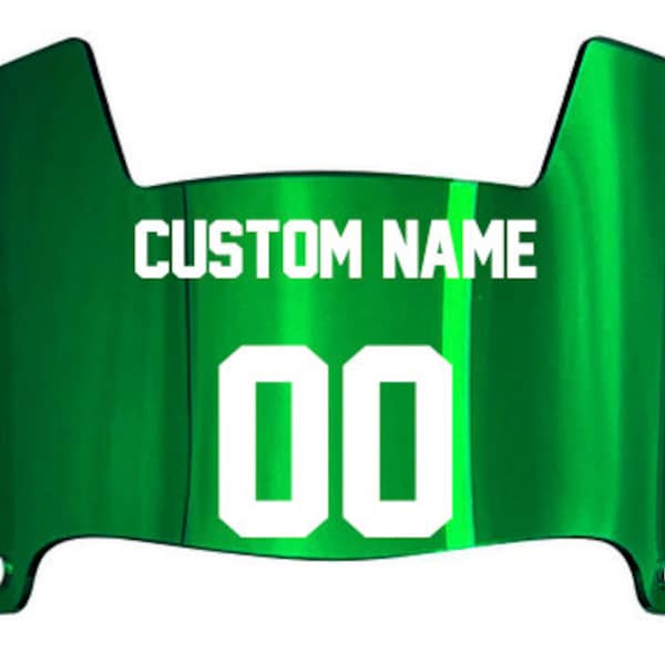 Custom Football Helmet Visor Etsy