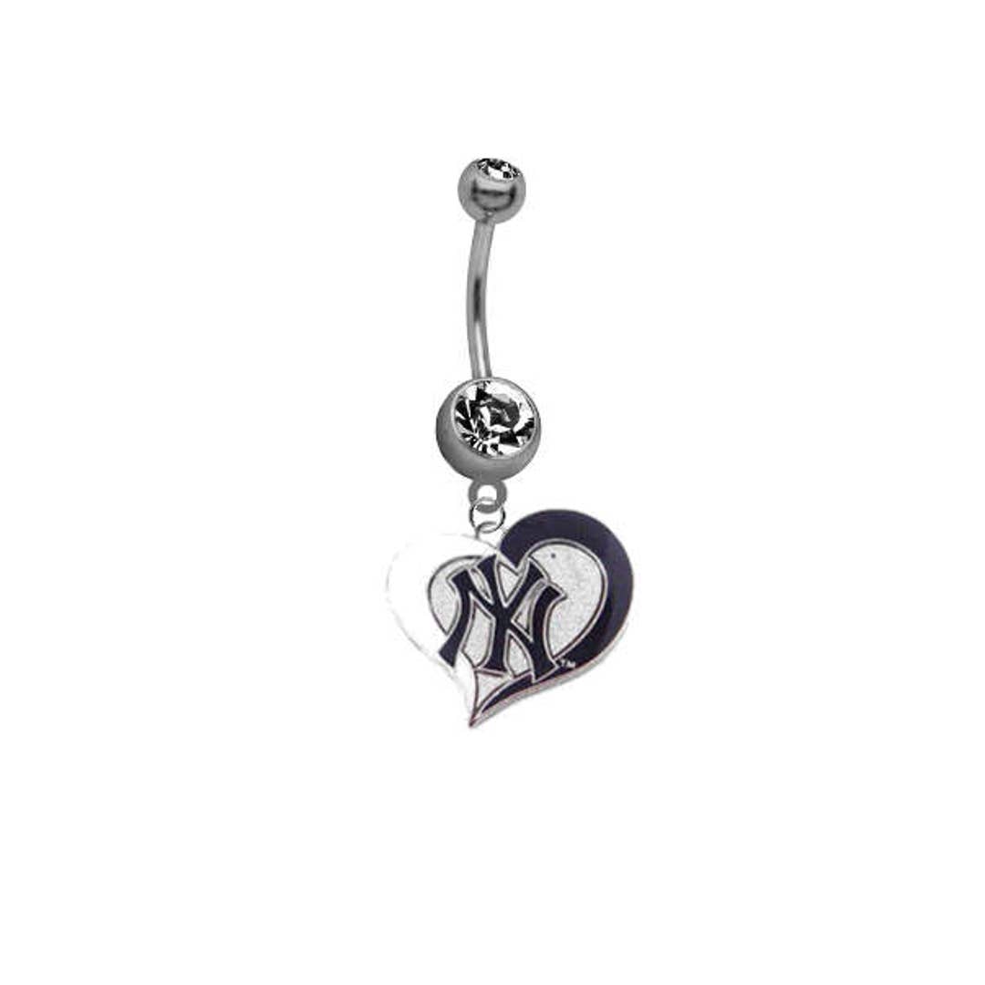 Yankees belly button ring deals