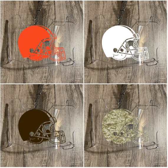 clear face shield for football helmets Sleefs Black Shadow Helmet Eye-Shield Color Tinted Visor it enhances player safety by preventing eye injuries and reducing neck injury risks NIB Nike Football Eye Shield