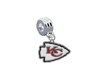 Kansas City European Charm for Bracelet, Necklace & DIY Jewelry - Universal Bracelet Charm: Fits All Major Brands