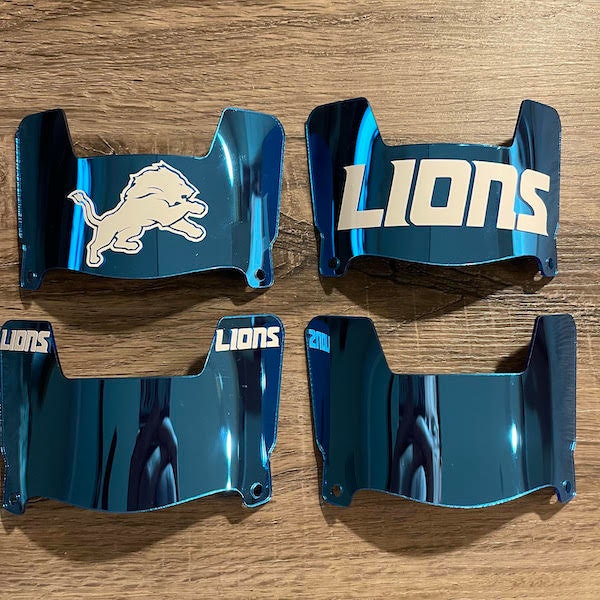 Detroit Mini Football Helmet Visor 