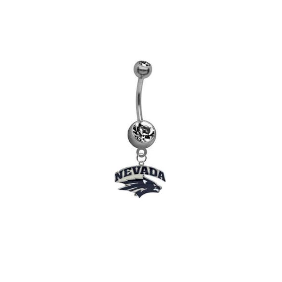 Nevada Wolf Pack Belly Button Navel Ring