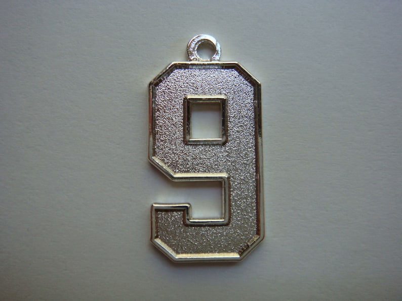 Number 9 Jersey Style Sports Necklace Charm Pendant 08 Etsy Ford racing embroidered flexfit baseball hat flexfit sty