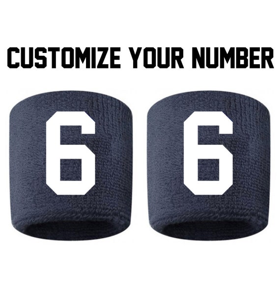 Pick Your Number NAVY BLUE W/ WHITE Embroidered Stitched 