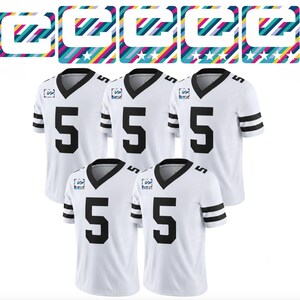 Crucial Cancer Multi Color Captain C w/ Stars Thermal Iron On - Football Jersey Patch Style Premium DTF Iron On - Ships Today!