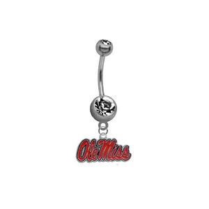 Mississippi Belly Button Navel Ring Piercing 316L Surgical Grade Steel