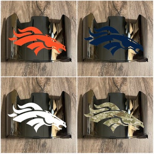 Denver Full Size CHROME SILVER MIRROR Tint Helmet Visor Shield - Pick Color & Logo Style - Facemask Clips Included Ships Now
