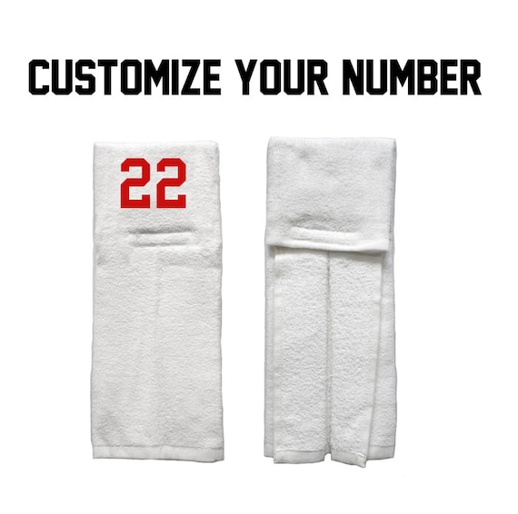 Red under sale armour football towel