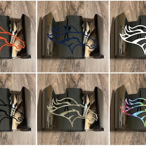 Denver SILVER CHROME MIRROR Full Size Football Helmet Visor Shield - Pick Color & Style - Facemask Clips Included - Ships Today!