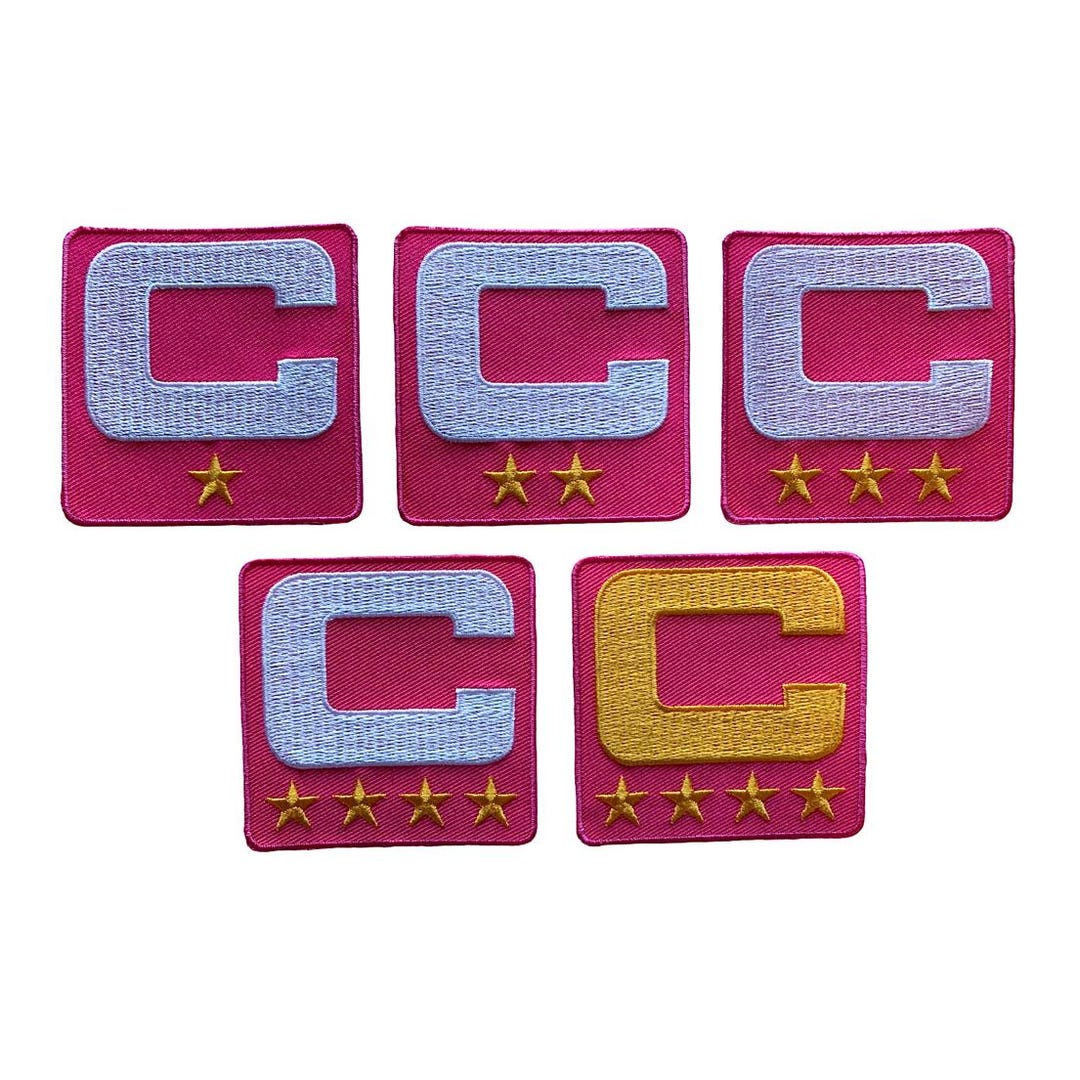 HOT PINK Captain C Patch W/ Stars Iron on Jersey - 2026  display picture 1