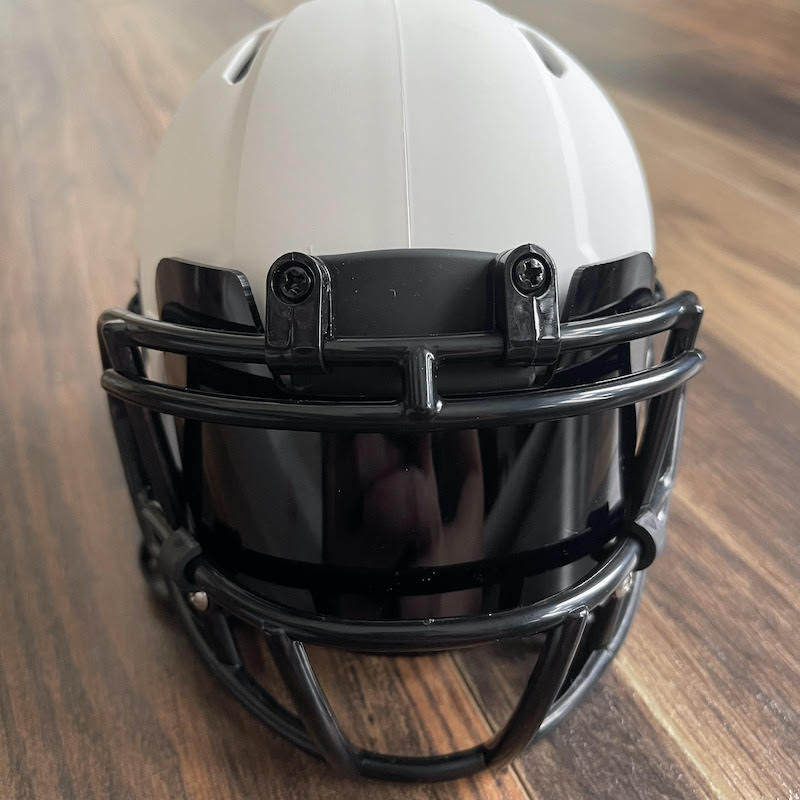 Mini casque de football Noir Dark Tint Eye Shield Visor w