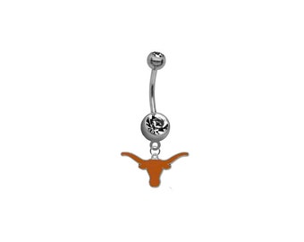 Texas Belly Button Navel Ring Piercing 316L Surgical Grade Steel