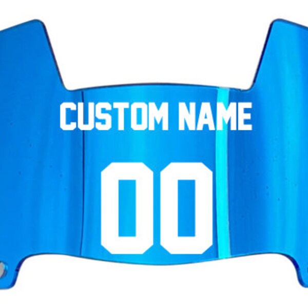 Custom Football Helmet Visor Etsy
