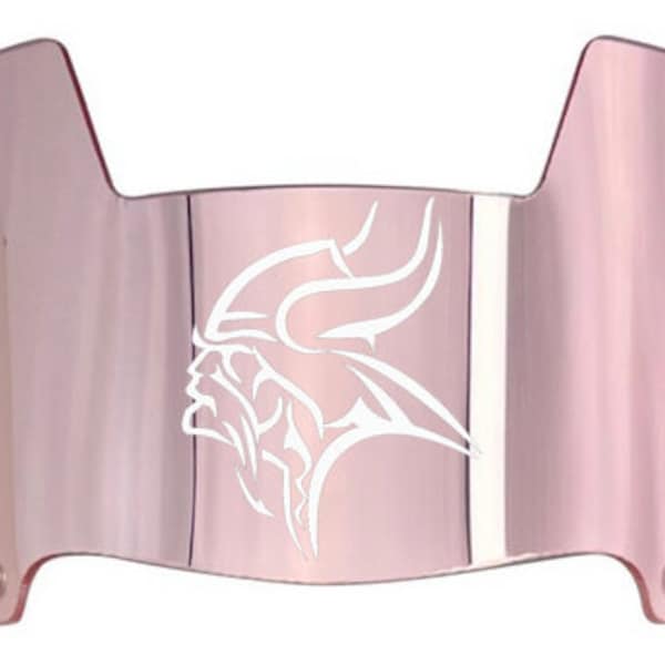 Gold Helmet Visor Football Etsy