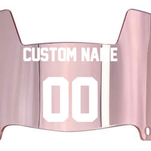 Custom Football Helmet Visor Etsy