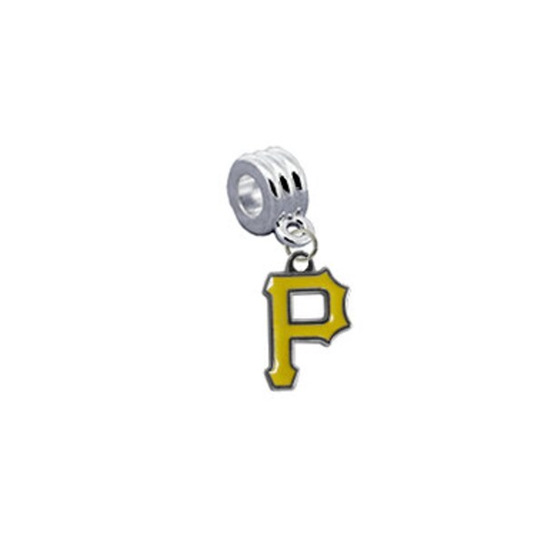 Pittsburgh   Baseball European Charm for Bracelet, Necklace, & DIY Jewelry