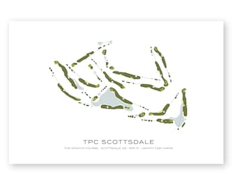 TPC Scottsdale Course Map (Digital)