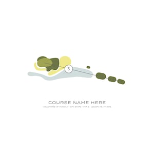 Custom Hole-In-One Golf Course Map (Digital)