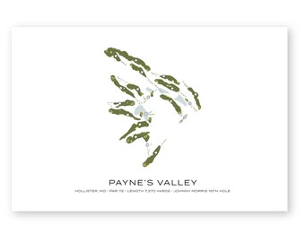 Payne's Valley Course Map (Digital)