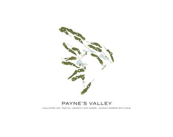 Payne's Valley Course Map (Digital)