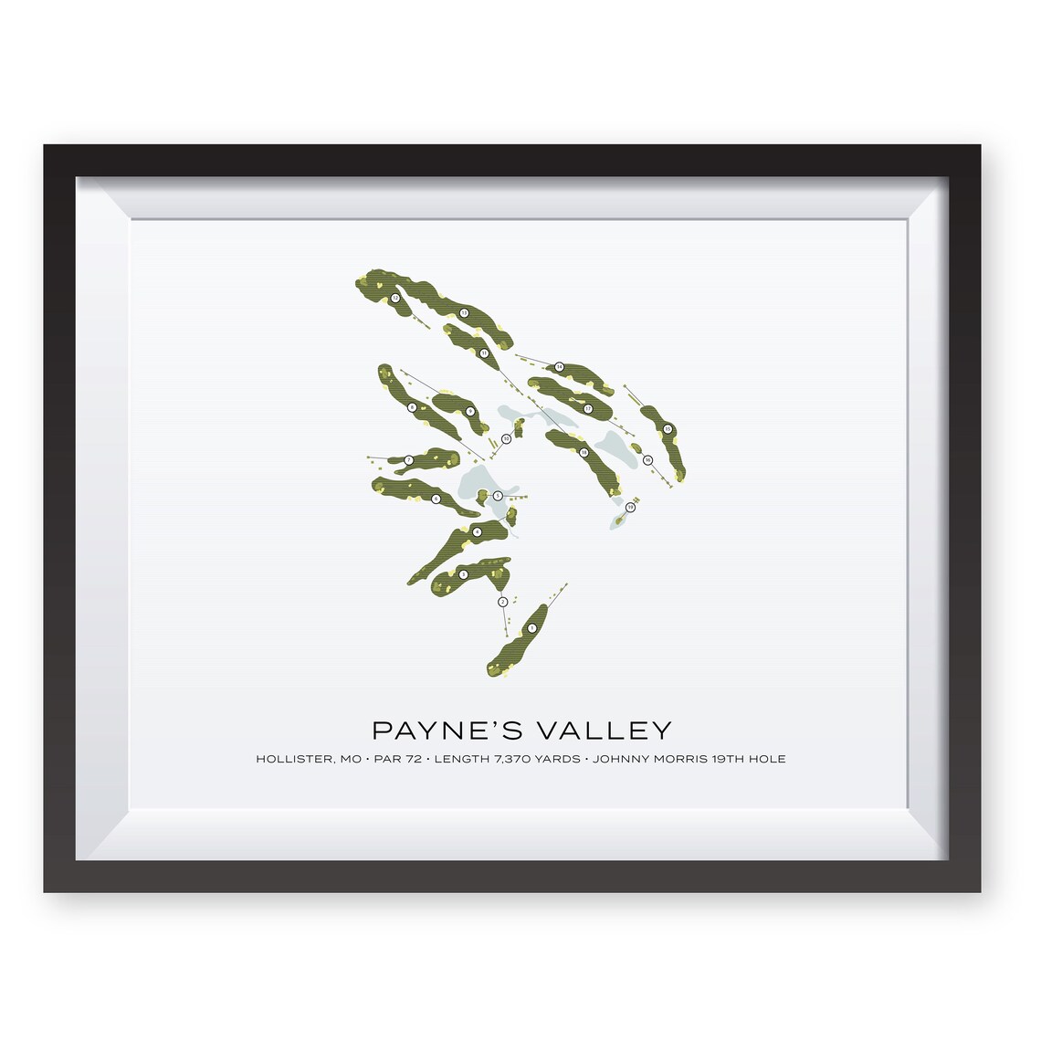 Payne's Valley Course Map (digital) - Etsy
