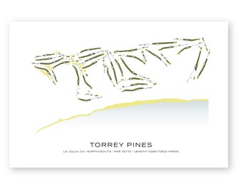 Torrey Pines Course Map (Digital)