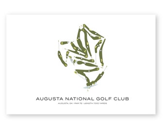 Augusta National Course Map (Digital)