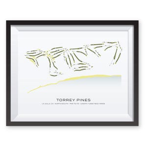 Torrey Pines Course Map (digital) Etsy