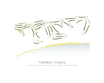 Torrey Pines Course Map (Digital)