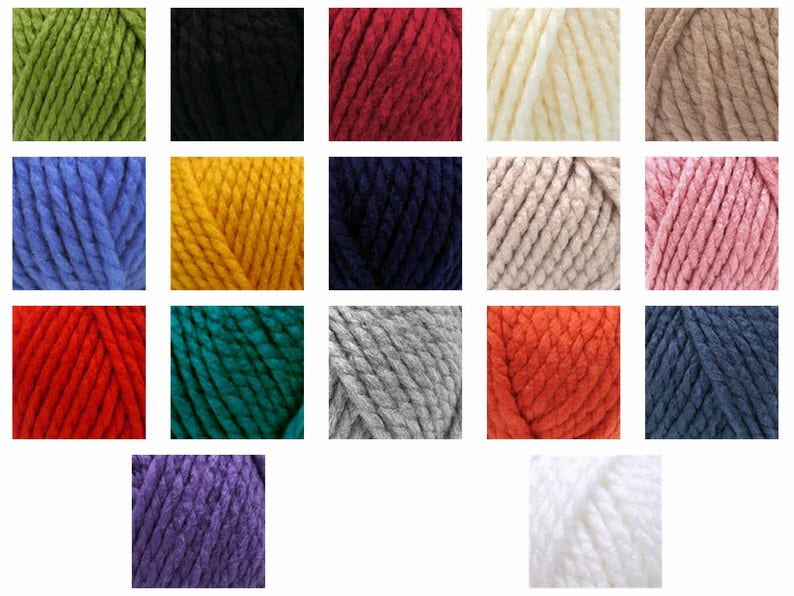 Yarn Colour Chart