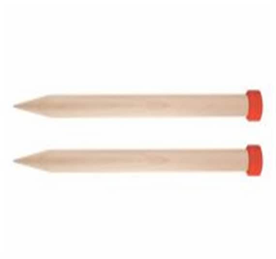 Knit Pro JUMBO knitting needles giant large extreme various sizes Wood Birch