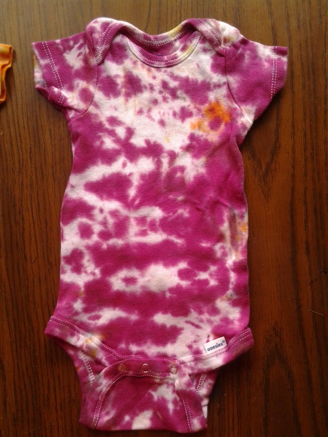Little Mish Blue tie dye onesie main image 0
