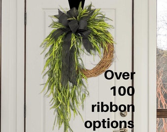 Year round wreath - Luxury Wreath for front door - Spring and Summer Door Decor - Home Decor -  Wedding Decor - Door Hanger -