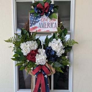 Spring Wreath - Wreaths for door -Farm House Wreath - Year Round Wreath - Hydrangea Wreath - Neutral Wreath