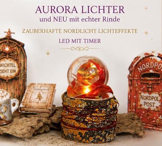 Deko mit licht timer