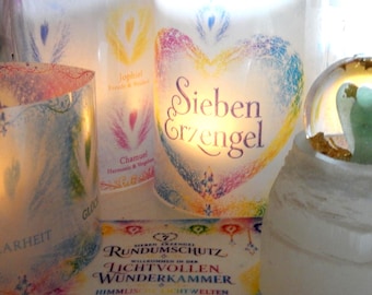 Luz de Bendición del Arcángel | Miguel Gabriel Chamuel Rafael | Cámara Luminosa de las Maravillas | LED con Temporizador | Regalo del Ángel | van Angel