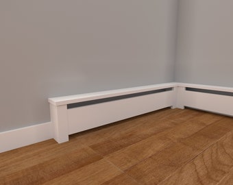 New Custom Made To Order Baseboard Heater Covers. Shaker Style.  (Demo, don't order, please read description)