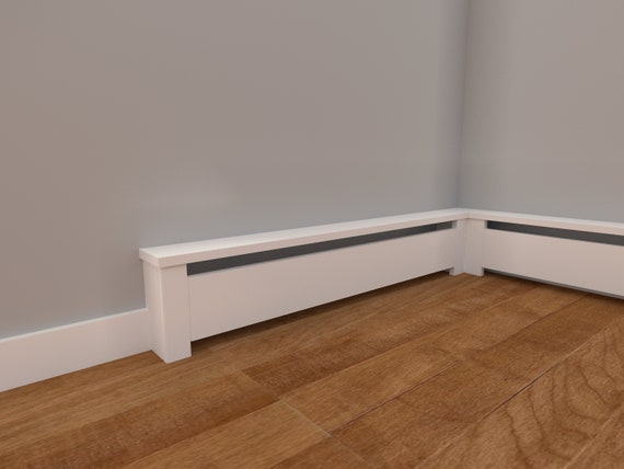 Shaker Style 4 ft. Wood Baseboard Cover